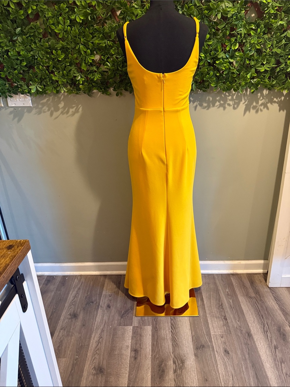 PETITE LENGTH (~5'2) Infinite Glory Golden Yellow Maxi Dress - Picture 8 of 16